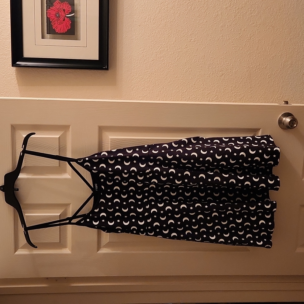 Moons and stars skater dress